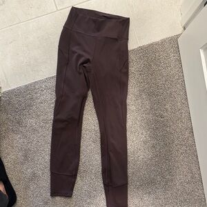 lululemon athletica Chocolate Brown Leggings
